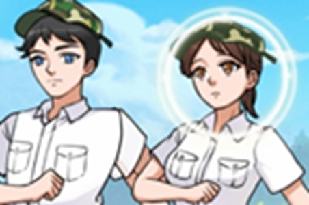 文字来找茬拍军训姿势攻略