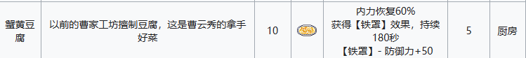 江城创业记蟹黄豆腐配方介绍