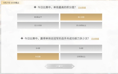 永劫无间赛事预测选择推荐