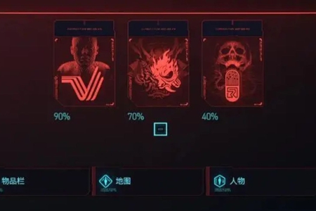 赛博朋克2077三个百分比含义