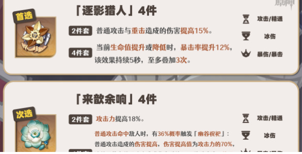 原神莱欧斯利圣遗物搭配攻略
