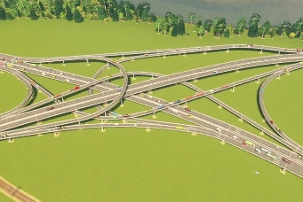 城市天际线2立交桥调整高度方法