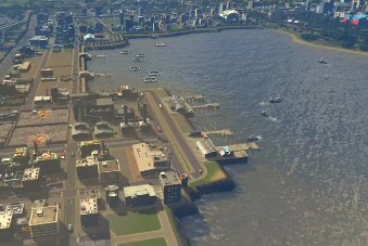 城市天际线2港口连接道路方法