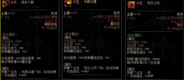 dnf幽暗岛新融合装备大全