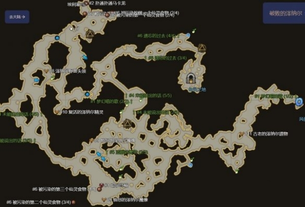 命运方舟破败的泽纳尔摩可可具体位置分享