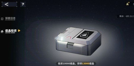 交错战线粲晶投资奖励介绍