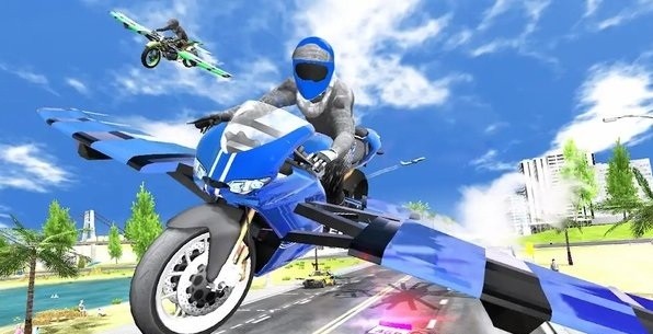 飞行摩托车模拟器中文完整版